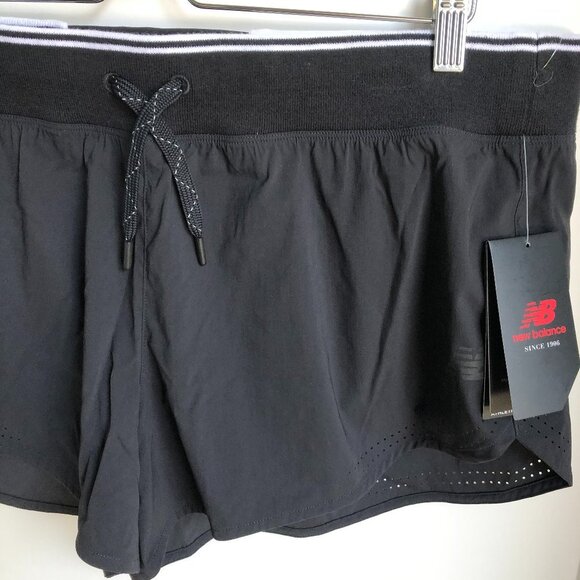 New Balance Archive Run Shorts Black Size XL - Picture 2 of 7